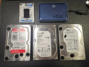 NAS 4 TB WD40EFRX 5x Festplatte Seagate WesternDigital IOmega siehe Beschreibung - Bild 1 von 12