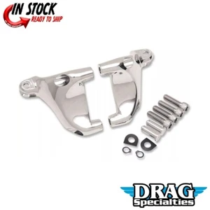 Drag Specialties Chrome Passenger Foot Peg Mounts for Sportster 04-13 1620-0363 - Picture 1 of 3