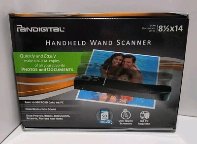 Pandigital Handheld Photo/Document Wand Scanner One Touch w/Micro SD  - Image 1 of 4
