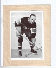 RARE 1935-40 CANADA STARCH CROWN BRAND #57 HOWIE MORENZ PHOTO NM/MT BACK IS VG+