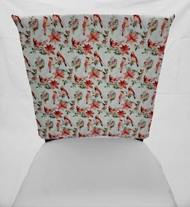 Fundas de respaldo o fundas de asiento para sillas de comedor Winter Cardinals - Imagen 1 de 7