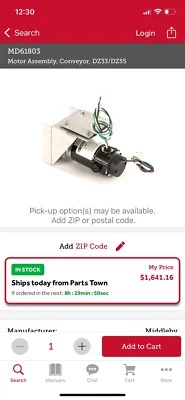 Motor Transportador Bisonte 61803 Usado Aproximadamente 3 Semanas Horno Desarrollado Otro Problema Foto 1 de 4