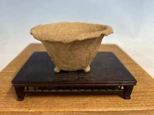 Unglazed Shohin Or Accent Size Bonsai Tree Pot Tofukuji Jr. 3 7/8” - Picture 1 of 12