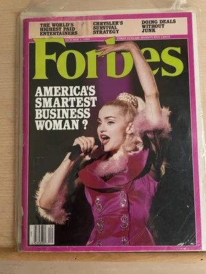 MADONNA FORBES MAGAZINE - Oct 1990 - Image 1 of 4