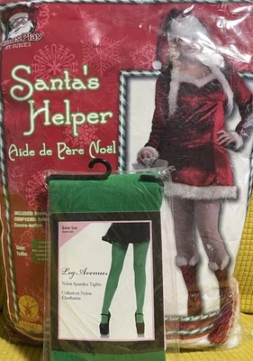 Disfraz de ayudante de Santa talla grande Foto 1 de 4