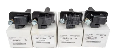 Juego de 4 bobinas de encendido originales OEM para Subaru Impreza WRX Turbo 22433AA561 Foto 1 de 4