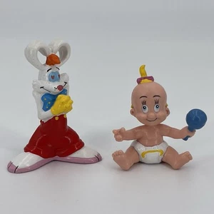 Vintage Disney Who Framed Roger Rabbit PVC Figures 1987 Rare Baby Herman Love - Bild 1 von 3