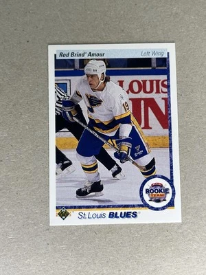 1990-91 Upper Deck Rod Brind’Amour Rookie Card #347 St. Louis Blues - Image 1 of 2