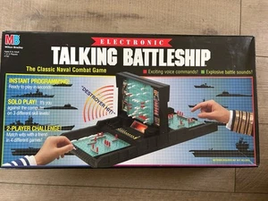 Talking Electronic Battleship Game Milton Bradley excellent condition Vintage - Picture 1 of 10