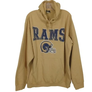 NFL Team Apparel Los Angeles Rams Hoodie Sweatshirt XXL Gold Fleece Pullover - Picture 1 of 14