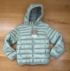 NWT: Mayoral Kids Green Puffer Jacket 9 - Picture 1 of 4