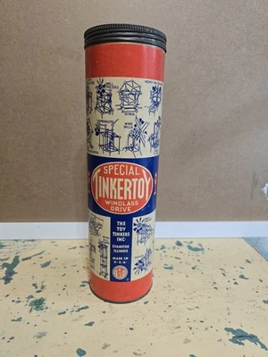 Vintage Special TINKERTOY Windlass Drive Missing A Few Pieces Antique Toy 1943 - Image 1 of 4