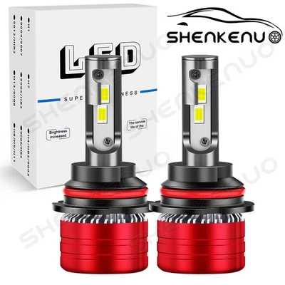 Faros LED para Peterbilt 325 330 337 348 384 382 386 2008-2015 9007 HB5 Foto 1 de 4