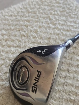 Ladies Ping Rhapsody 18° 3 Wood Ladies Graphite Shaft  lefty - Image 1 of 4