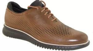 Cole Haan Herren 2.Zerogrand Laser Budapester Oxford-Schuhe Britisch Hellbraun Java Größe 9 - Bild 1 von 10