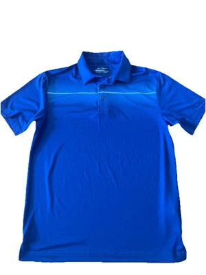 Ben Hogan Polo Shirt Performance Mens Size S Blue Striped Short Sleeve - Image 1 of 3