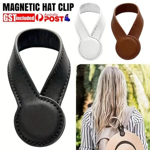 Magnetic Hat Clip Hat Holder Portable Hat Retainer Clip for Bag for Hanging Sun - Foto 1 di 9