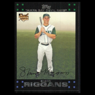 Shawn Riggans Rookie #274 2007 Topps Tampa Bay Devil Rays Baseball Card MLB NM - Image 1 of 3
