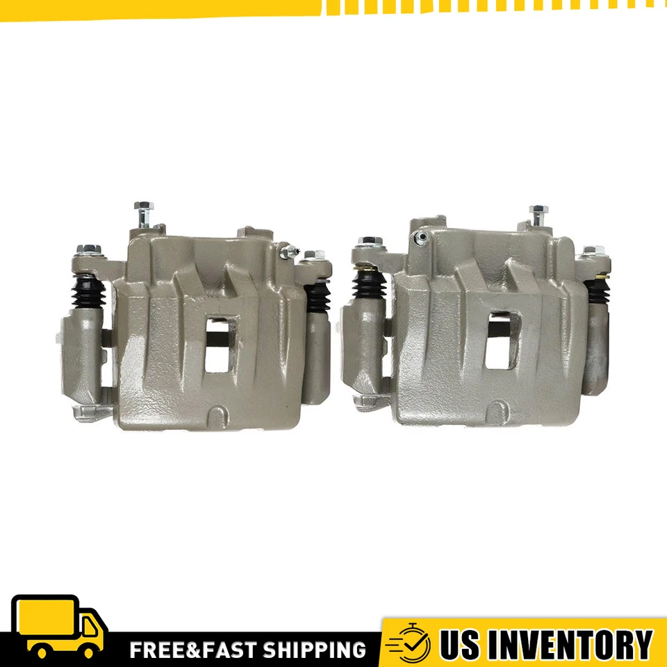 Both Front Disc Brake Calipers w/ Bracket for 1999 - 2004 Jeep Grand Cherokee - Image 1 of 4