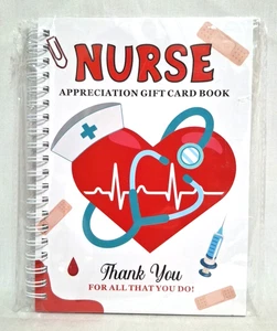 Nurse Appreciation Gift Card Book Thank You For All That You Do Holder Doctors - Picture 1 of 2