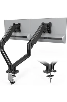 BONTEC Dual Monitor Desk Mount With Adjustable Gas Spring For 13-32 Inch GDM7502 - Image 1 of 4