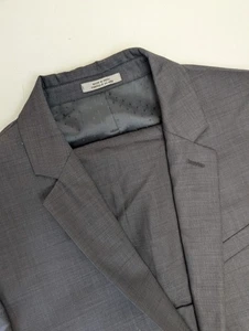 Express Photographer Fitted 2pc Suit 38S Charcoal Gray Pants 32x29 Stretch - Picture 1 of 10