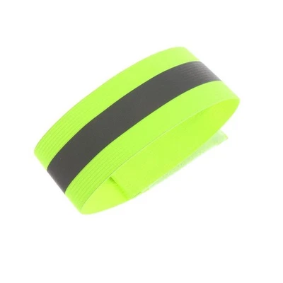 1x Reflective Bands Arm Leg Reflector Gear Women Men Biking Tape Clip Cuff - Image 1 of 4