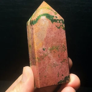 Piedra de jaspe orbicular pulida natural 147G rara curación Madagascar L6594 - Imagen 1 de 10