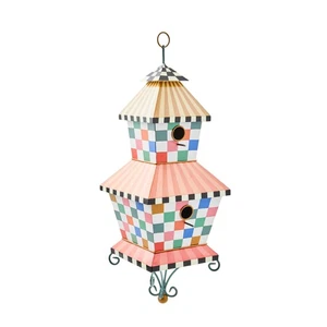 MacKENZIE CHILDS DOLCE VITA BIRDHOUSE BNIB - Picture 1 of 3