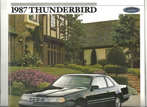 1987 FORD THUNDERBIRD LX TURBO COUPE SHOWROOM BROCHURE "NOS"  - Picture 1 of 1