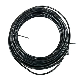 New 75’ Black 3 AWG THHN THWN Stranded Copper Alan Wire - Open Box - Picture 1 of 3