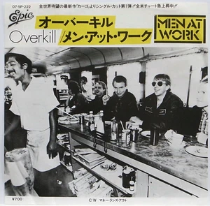 MEN AT WORK / OVERKILL / ROCK / EPIC SONY JAPAN 07 5P-222 - Picture 1 of 3