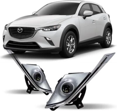 Par de luces antiniebla LED + cableado + interruptor para Mazda CX-3 2016-2019 Foto 1 de 4
