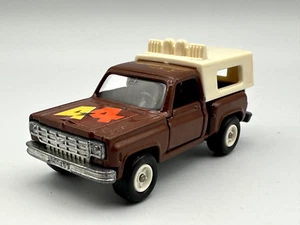 TOMICA POCKET CARS #F44 CHEVROLET C10 PICKUP TRUCK, BROWN, 1:64, EXCELLENT - Picture 1 of 9