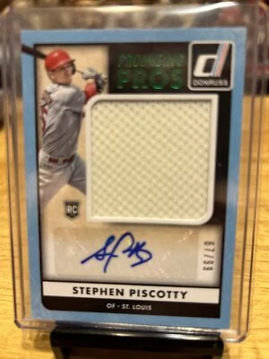 Donruss Promising Pros 2016 reliquia verde automático/99 Stephen Piscotty radiocontrol St. Louis Foto 1 de 2