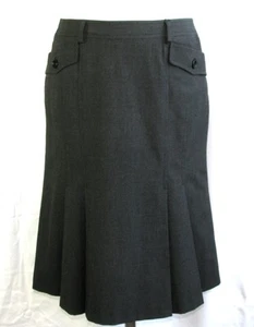 GERARD DAREL - JUPE MI LONGUE FÉMININE GRIS NOIR TAILLE 38 - TB ETAT - Picture 1 of 5