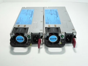 2x HP 460W Modular Switching Power Supply HSTNS-PL14 499250-201 - Picture 1 of 5