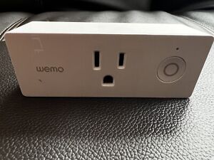 Wemo Mini WiFi Smart Plug Works with Alexa, Google Assistant & Apple Home F7C063