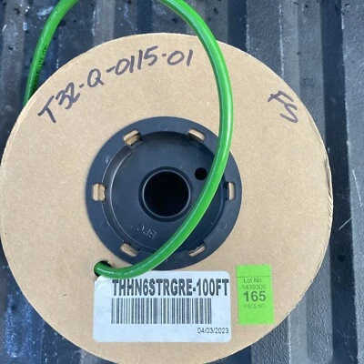 Encore Wire Corp 6 Wag THHN6STRGRE  50’ FT - Image 1 of 4