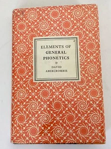 Elements Of General Phonetics Abercrombie 1968 Hardcover - Imagen 1 de 1