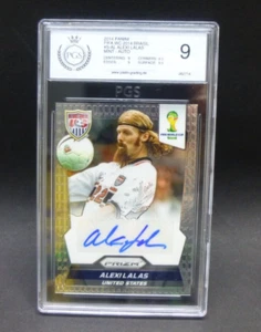 2014 Panini WORLD CUP PRIZM Alexi Lalas #S-AL Mint PGS 9 Signatures Autograph - Bild 1 von 1