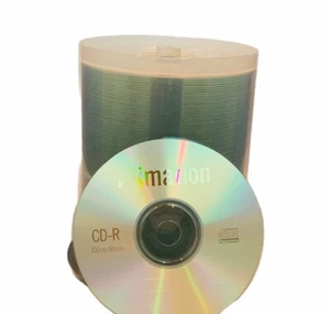 Blank CDs 100 count tower media lock case holder storage music drives Imation - Picture 1 of 4