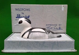 BESWICK "SMEW" ENTE GENEHMIGT VON SIR PETER SCOTT - VERPACKT - 1522. - Bild 1 von 11