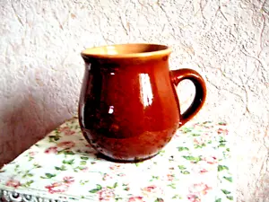 Ukrainian ceramic mug, Vintage cup. - Picture 1 of 11