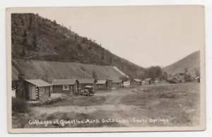 Postal RPPC 1920 de la marca de Cesia campamento automático Idaho Springs Colorado - Imagen 1 de 2