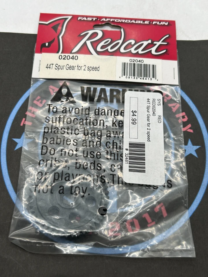 RedCat Racing 02040. 44T Spur Gear For 2 Speed - Image 1 of 1
