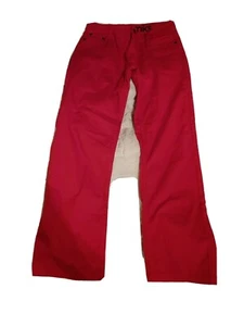 Akademiks Brand. Girls jeans Straight Leg, red Jeans-sz 14 Preowned - Picture 1 of 12