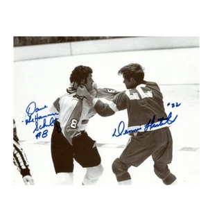 Dave Schultz & Dennis Hextal Signed Flyers & Wings 8 x 10 Photo - 70767 - Picture 1 of 2