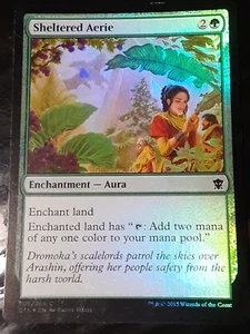 Sheltered Aerie FOIL , Dragons of Tarkir , LP , MTG, FREE SHIPPING - Picture 1 of 4