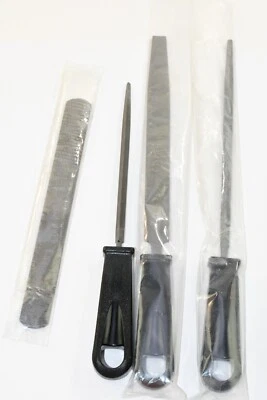 Stanley 22-008 22-100 22-058  Pc 4" Smooth Round Rasp File Set - Image 1 of 4